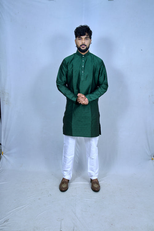 Emerald Green Long Kurta